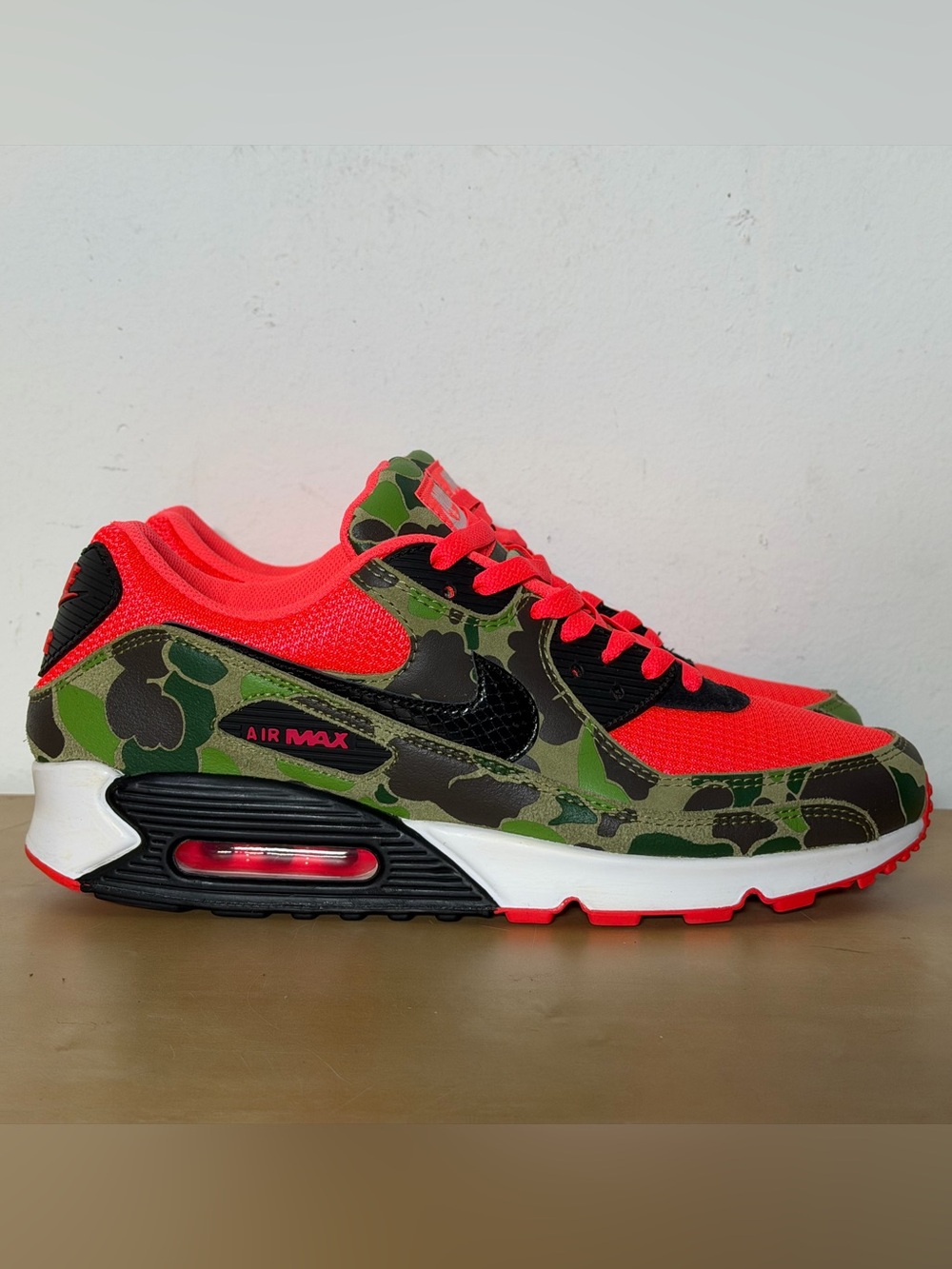 Nike Air Max 90 SP Reverse Duck Camo Sneakers CW6024-600 Men's Size 12